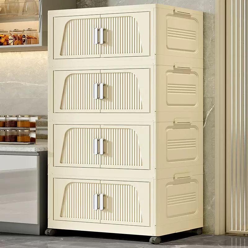 40/50/60/70面宽加大折叠收纳柜家用客厅玩具零食整理储物柜衣柜