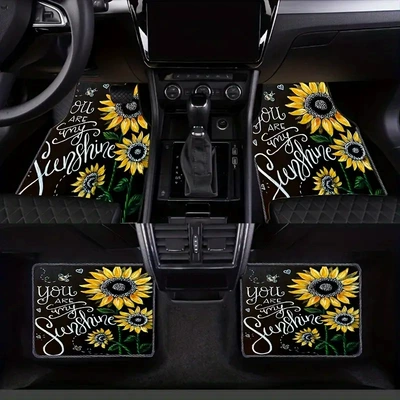 Mats, Avtomobil döşəmə paspasları - temu-car-floor-mat-29-3344cm-two-piece-pack