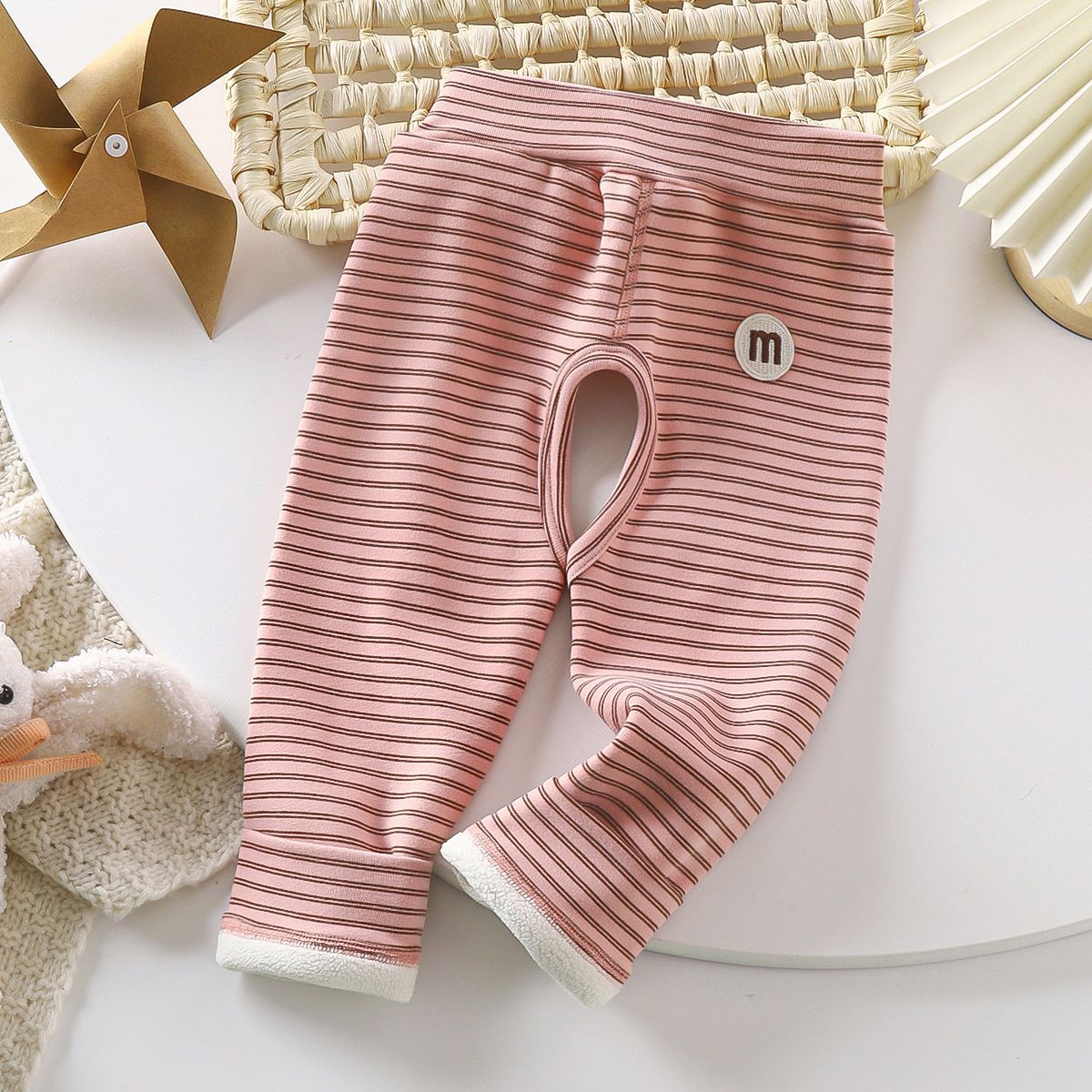 Pantalones infantiles de primavera, otoño, invierno, pantalones infantiles de cintura alta, pantalones leggings infantiles sin hueso