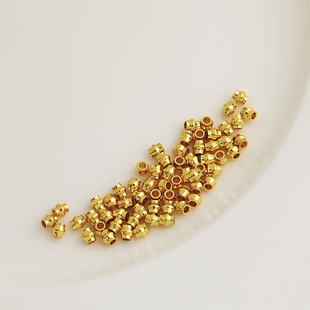 14K����ɫͨ�����ι��� 4mm�����鴮�龎�K����diy�������Ʒ