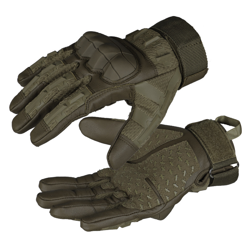 Heavy Duty Tactical Handschuhe Super Technician Schützende Anti-Rutsch-Vollfinger-Touchscreen Motorrad Training Combat Combat Camouflage Männer_voghion.com