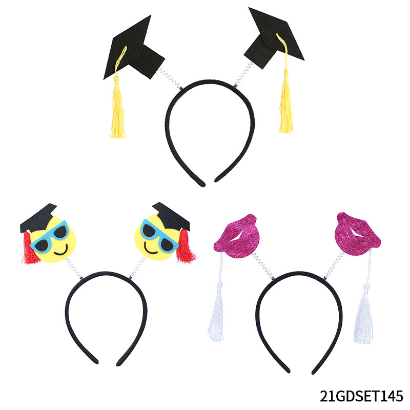 Accesorios fotográficos de la temporada de graduación Sombrero de soltero de la temporada de graduación Sombrero de doctorado Diadema Jardín de infancia universitario Decoración de ceremonia de graduación