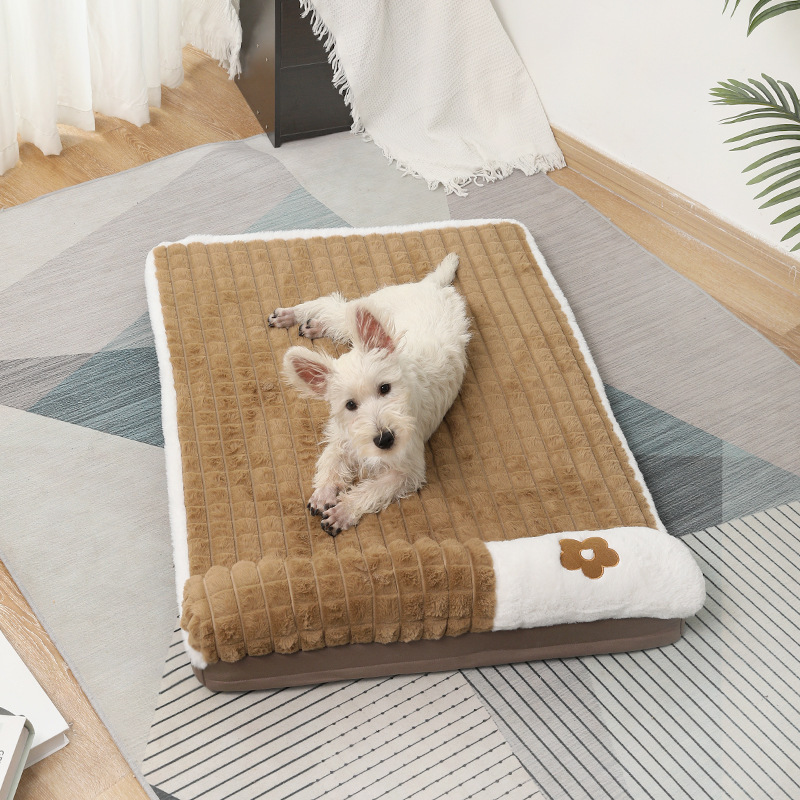 Nueva estera del perro Four Seasons Universal Kennel dormir desmontable y lavable estera del piso del perro estera para dormir mascota anti-desgarro