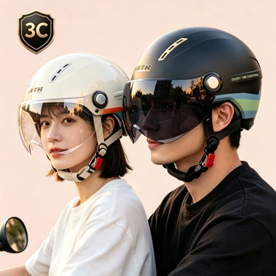 Motosiklet kaskı (dəbilqə) – electric motorcycles, sun protection riding helmet