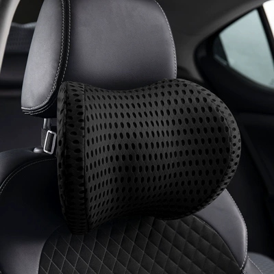 Memory Foam Car Headrest Cushion Headrest - black-headrest-ingot-headrest