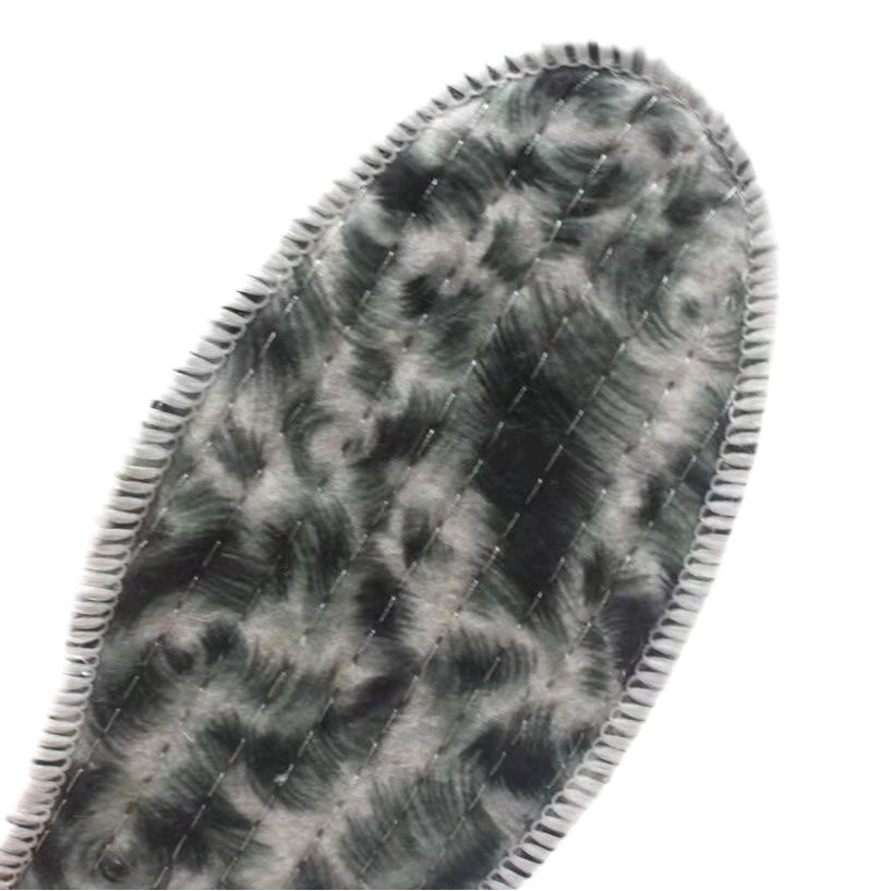 Красные и синие хлопковые стельки с хвостом Феникса, зимние теплые стельки с мягкой подкладкой, впитывающие холодный пот, мужские спортивные стельки из шерстяного войлока оптом