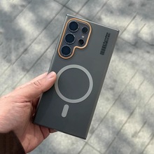 magsafe磁吸适用三星s25edge手机壳S24UItra磨砂超薄硬壳S23plus