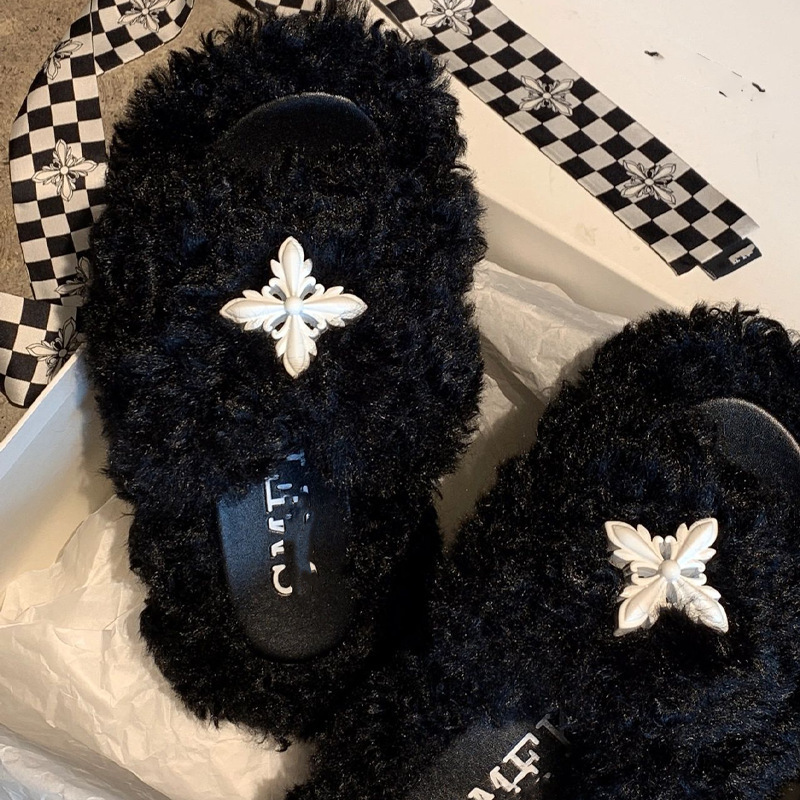 Smfk ウー・シュアンイー クロスファーパンプス バルーンスタイル 正しい文字 厚底 ネットセレブスター 同風 秋冬|undefined