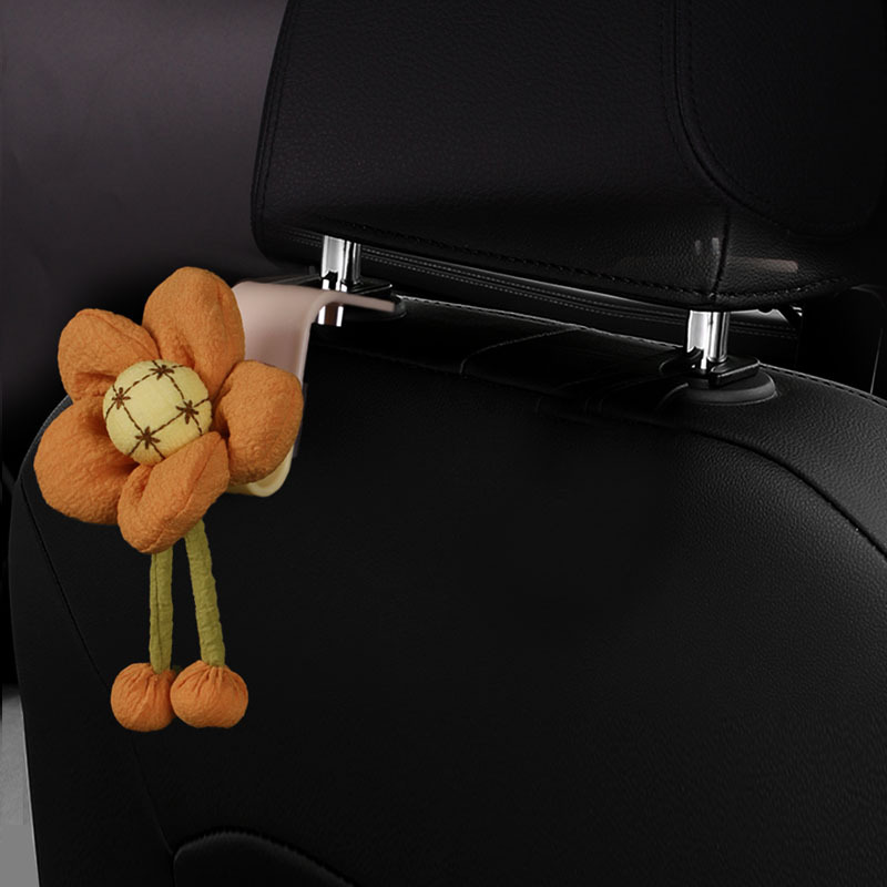 Gancho para automóvil Gancho pequeño invisible multifuncional de soporte de carga del asiento trasero del automóvil Gancho de almacenamiento trasero del asiento del automóvil