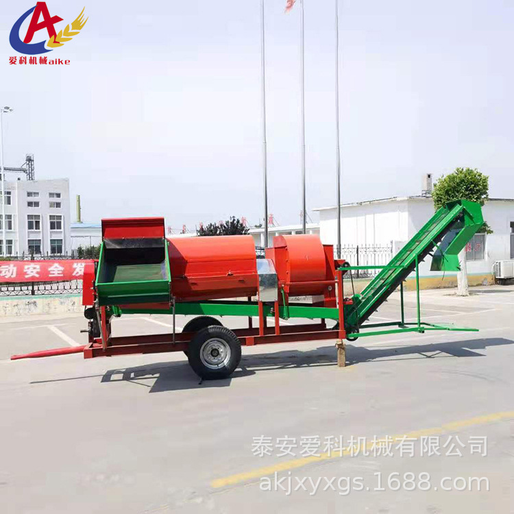 拖拉机牵引式花生摘果机农用花生脱果机新型花生秧果分离机打果机