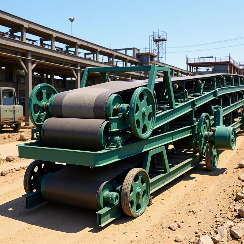 供应爬坡输送机  矿石输送机  胶带输送机传送带皮带式