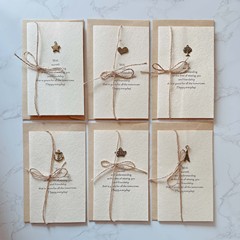 Greeting Card Creative Retro Metal DIY Foldable Blessing Message Card Mid-Autumn Festival National Day Wholesale Christmas