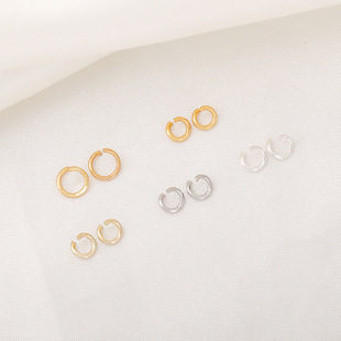 �������B��Ȧ18k��������~�B��Ȧdiy�Ʒ�������5mm�_��Ȧ