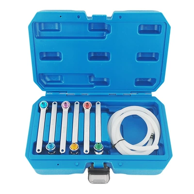 7-Piece Set of Brake Wrenches, Oil Drain Screw Wrenches, Oil Drain Socket Wrenches, Brake Exhaust Wrenches