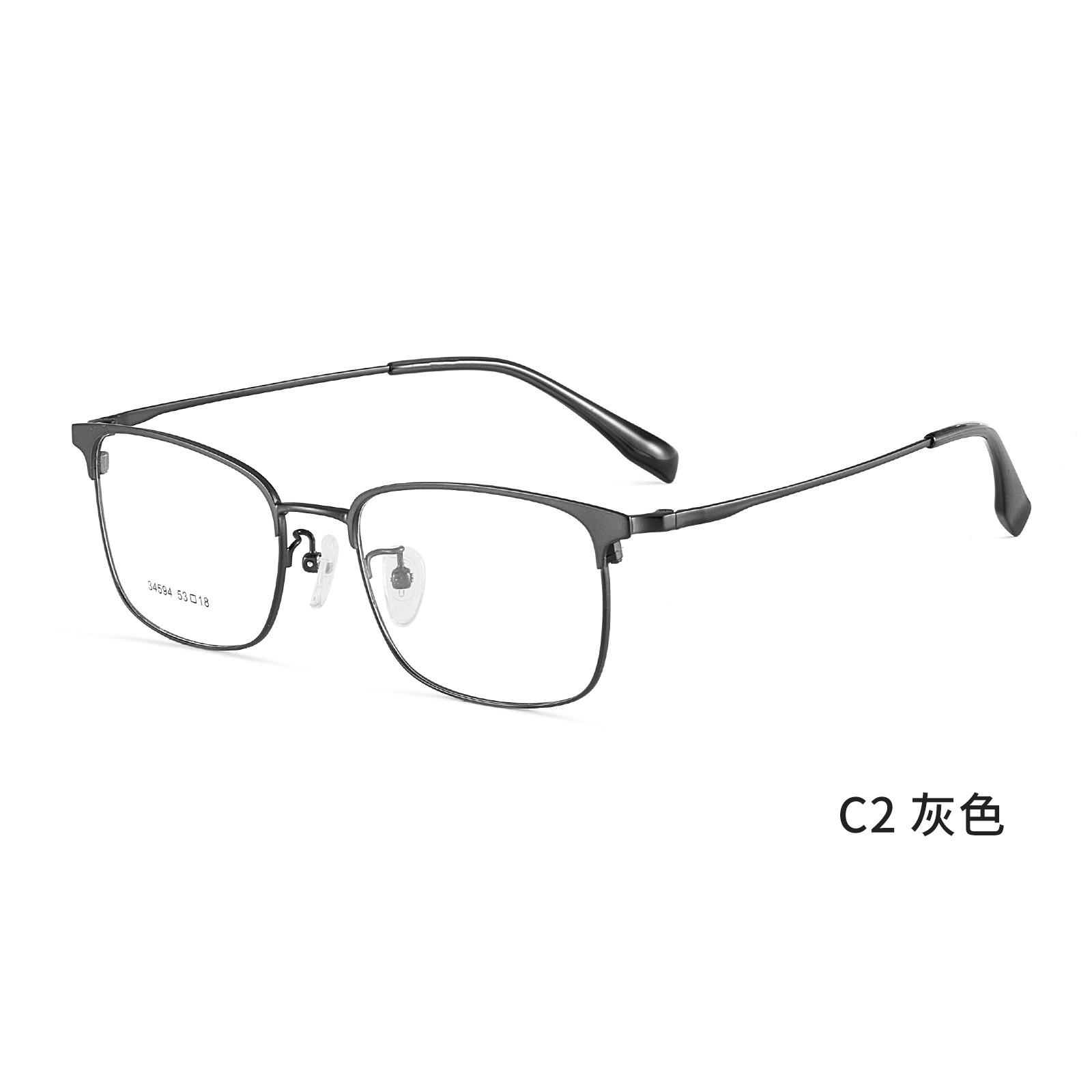 Trabajo especial para hombres clásicos de aleación de ocio marco de gafas elásticas no cara Danyang al por mayor con gafas