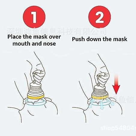 跨境爆款Airway Assist Device呼吸训练器 窒息急救 气道辅助设备