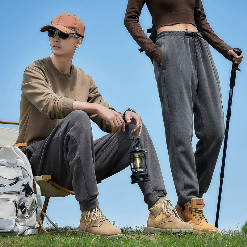 Осенние и зимние бархатные брюки мужские ножки