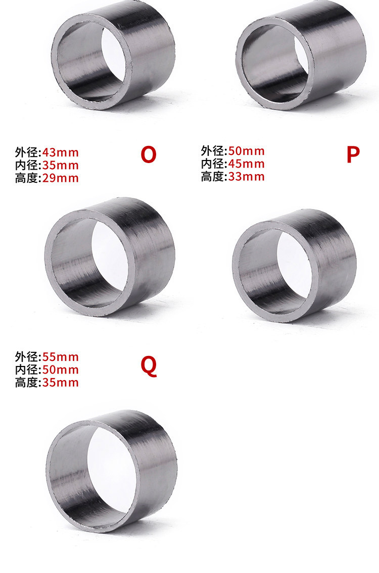 Motorcycle Modification Parts, Exhaust Pipe Silencer, Anti-Leakage Asbestos Gasket, Sealing Ring, Graphene in Various Specifications