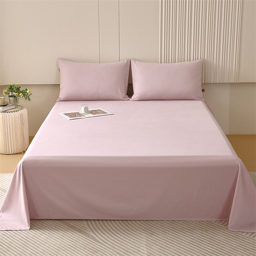 Wholesale Xinjiang cotton pure cotton brushed solid color single product bed sheets thickened long-staple cotton pure cotton kang sheet gift sheet group purchase