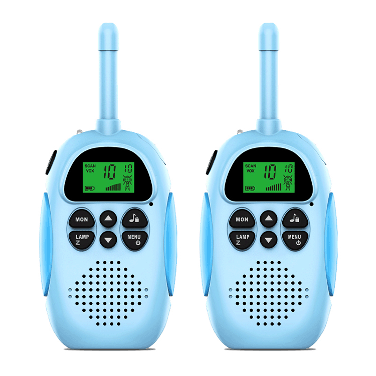 Amazon transfronterizo walkie-talkie para niños de carga portátil al aire libre 3km inalámbrico entre padres e hijos llamada Mini walkie-talkie