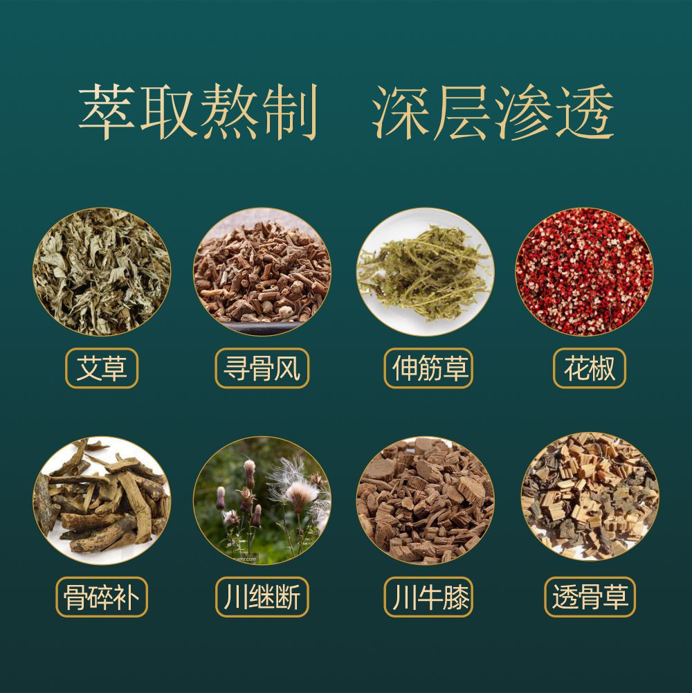 艾草貼發熱艾灸頸椎熱敷自發熱濕氣肩周膝蓋腰椎寒氣家用艾灸貼