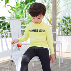 Children's Swimwear for Boys and Girls - 2024 New Style, Long Sleeve and Legging, Sun Protection, Quick Drying, Unisex, for Middle and Small Children, Separate Style