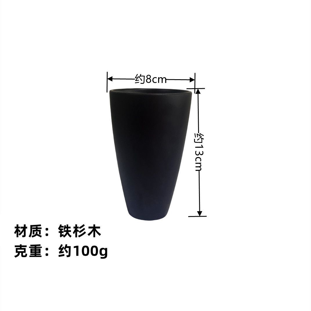 Fuente de productos domésticos de madera de jujube ácido todo tipo de tazas de madera de sake tazas de agua de madera sólida tazas de té de barriga tazas de té de restaurante