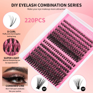 �羳��ƷDIY�δ�lashes30/40/50D�W���ٽ�ë��ë�A���b���S���l