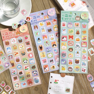 Letter of Lovers Daily Pay Stickers Forest Cute Story Series Cute Hand Account Calendar DIY Material Decorative Stickers