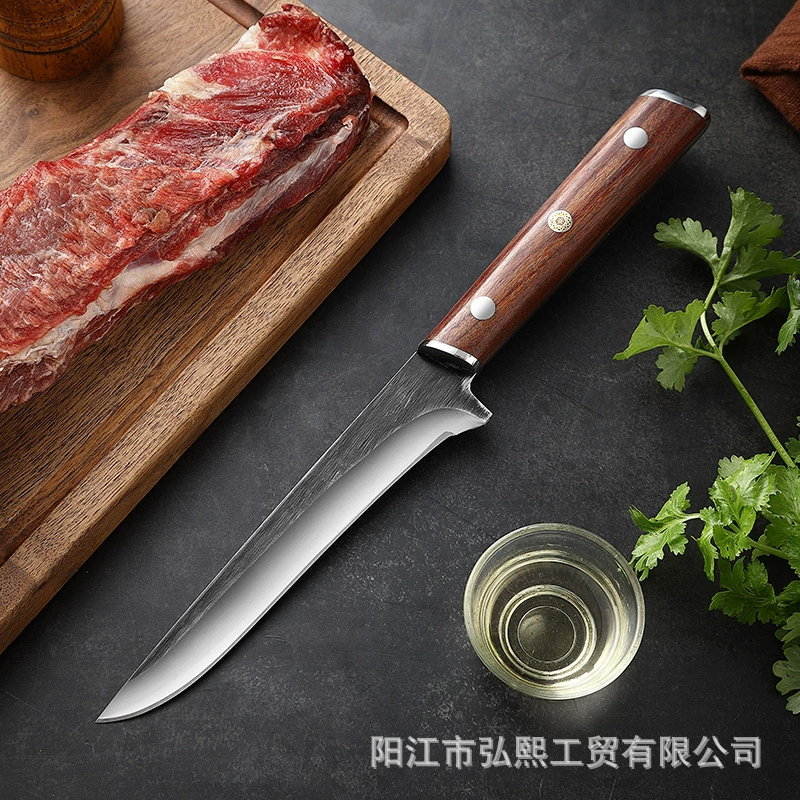 Ручная ковка Yangjiang для кухни, нож из 5CR пентахрома с молибденом, противоскользящая двусоставная кухонная разделочная модель