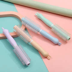 淺紫色糖果色細齒女生學生專用捲髮梳馬卡龍小兔耳朵款卡通可愛