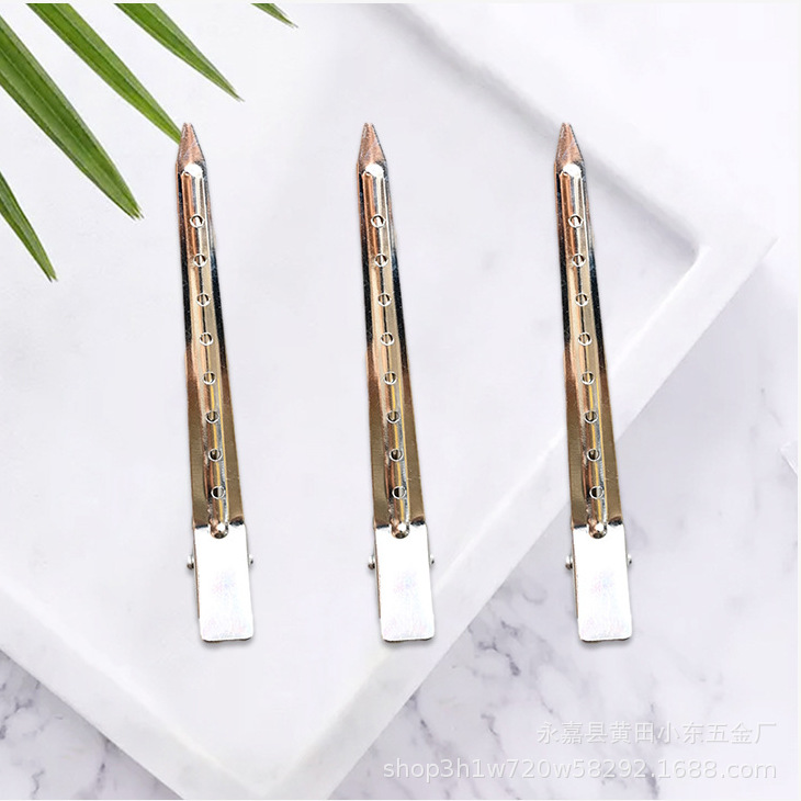 Iron hair clip hair tip clip hair clip metal 9 cm 8 hole hair…