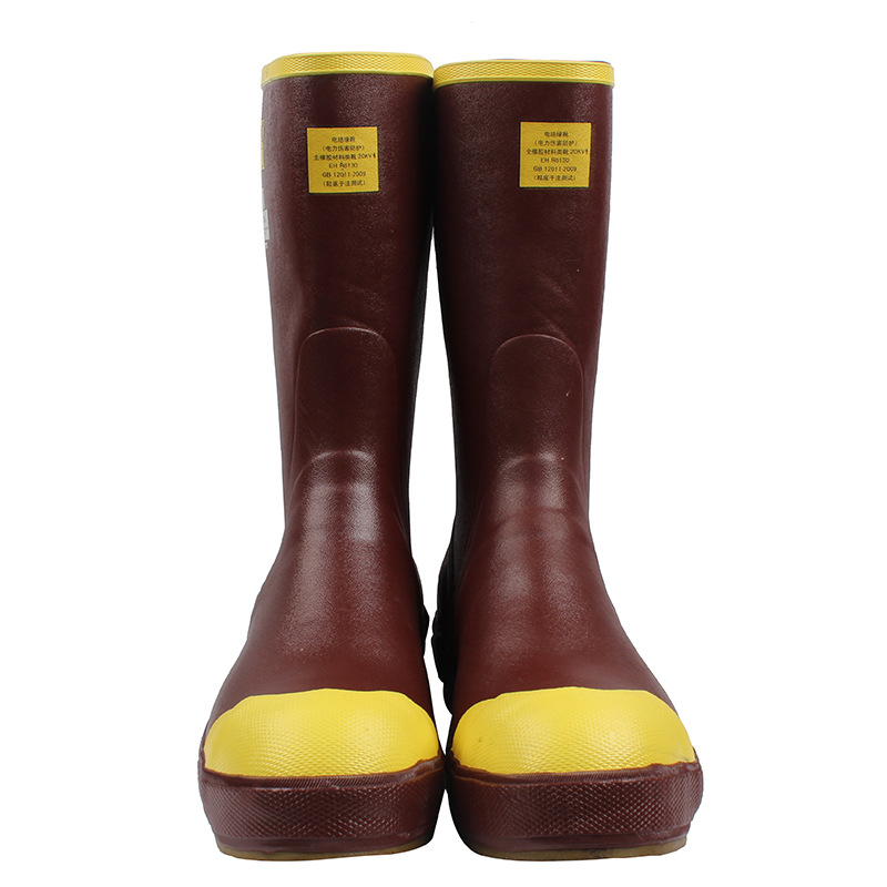 霍尼韦尔R6130红色防砸电力伤害防护派克靴电绝缘橡胶安全靴