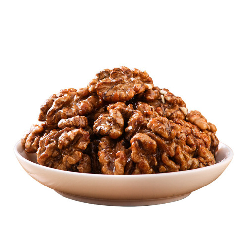 5 pounds of amber walnut kernels, honey sesame flavored crispy paper-skinned walnut kernel meat, nuts roasted seeds and nuts bagged snacks for pregnant women