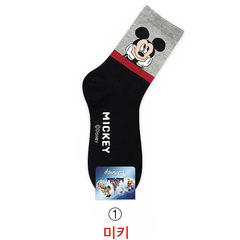 0韓國產襪子 kiki東大門流行動漫卡通款 秋新品女士中筒棉襪學院