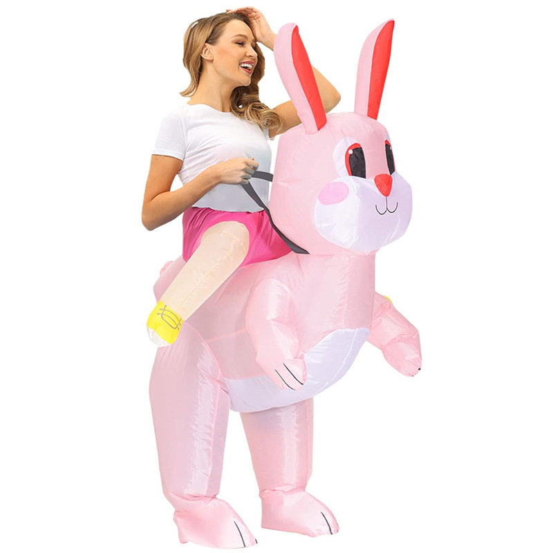 Venta caliente Traje inflable transfronterizo Dinosaurio de Halloween Alien Tyrannosaurus Rex Dress Up Ropa de actuación divertida Decoración de fiesta