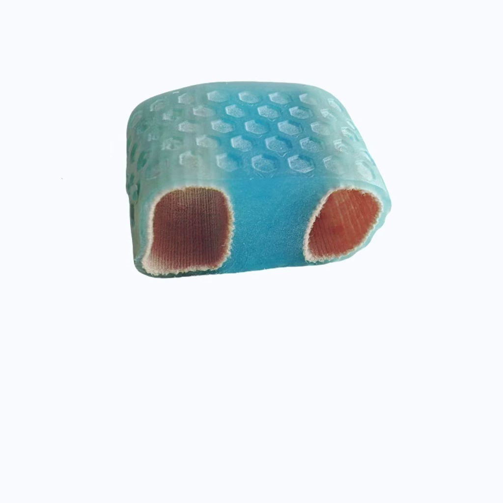 Волоконно-двойной палец сепаратор большой палец, выворачивание большой палец, наложение стопы, сепаратор двойного отверстия для мужчин и женщин