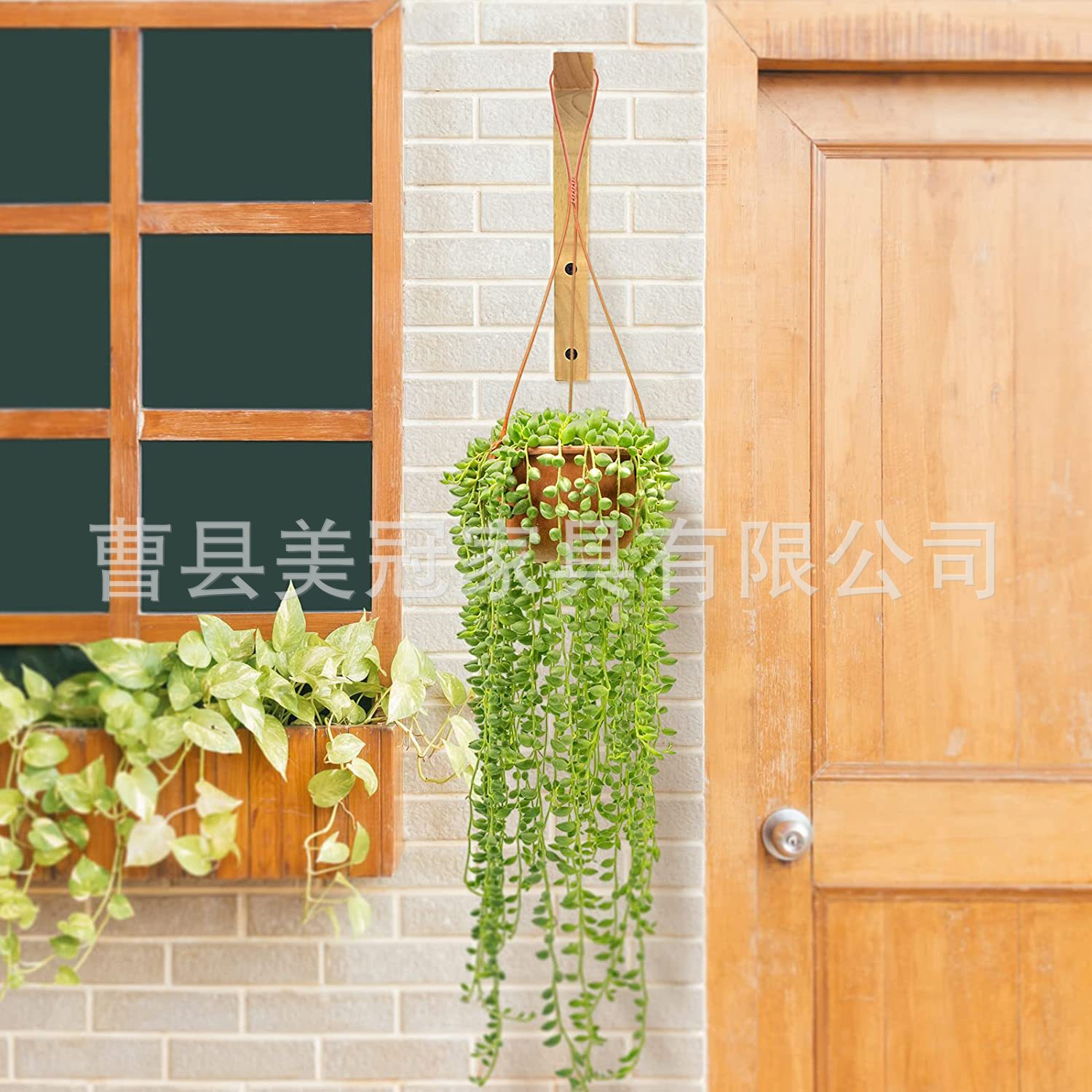 Gancho creativo de madera maciza pared pasillo abrigo y sombrero percha gancho de madera interior planta libre de perforación gancho de madera fábrica