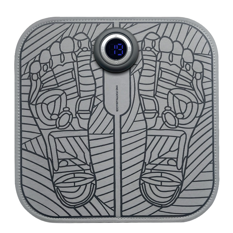 Masajeador de pies EMS con impulsos, almohadilla de fisioterapia, recargable USB