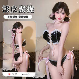 性感情趣内衣纯欲连体衣火辣制服诱惑女仆装角色扮演免脱套装2879