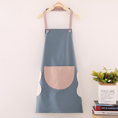 Wholesale manufacturer aprons with logo printing, lettering, handkerchief waist, kitchen waterproof and oil-proof protective aprons, advertising aprons