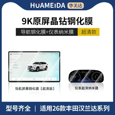 Suitable for 26 Models of Car interior film - navigation-ultra-clear-instrument-ultra-clear-26-toyota-highlander-models