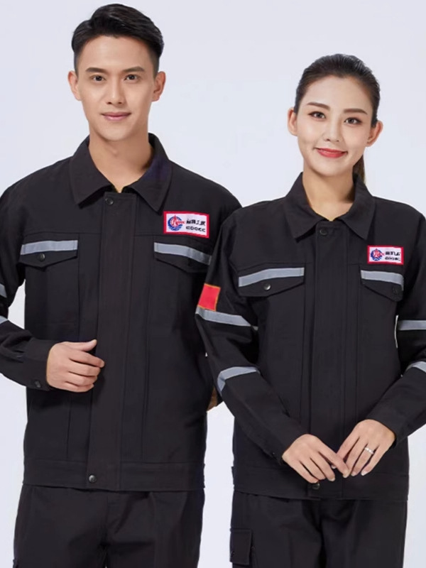 Trajes de trabajo de algodón para hombres, trajes de soldadura de algodón gruesos, ropa de protección laboral de taller de fábrica de petróleo marino resistente al desgaste y a prueba de quemaduras