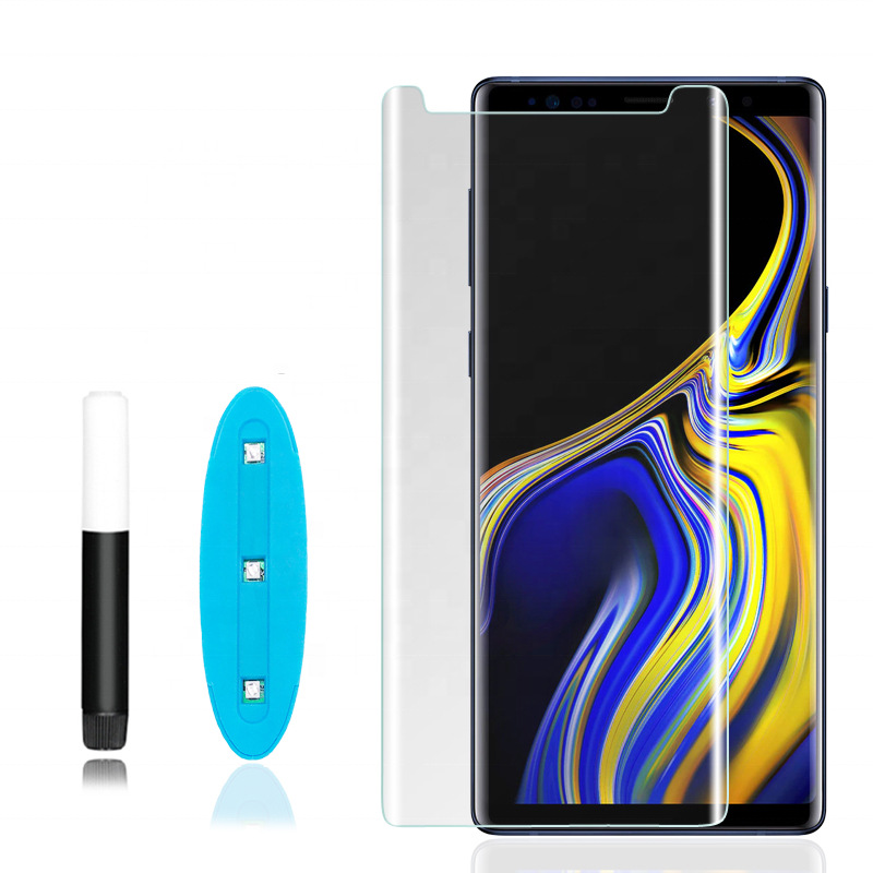 Aplicable a 1 + 10Pro película templada UV líquida 1 + 9PRO película protectora a prueba de Pío One Plus 8 película de gel de agua de versión de desbloqueo de superficie curva