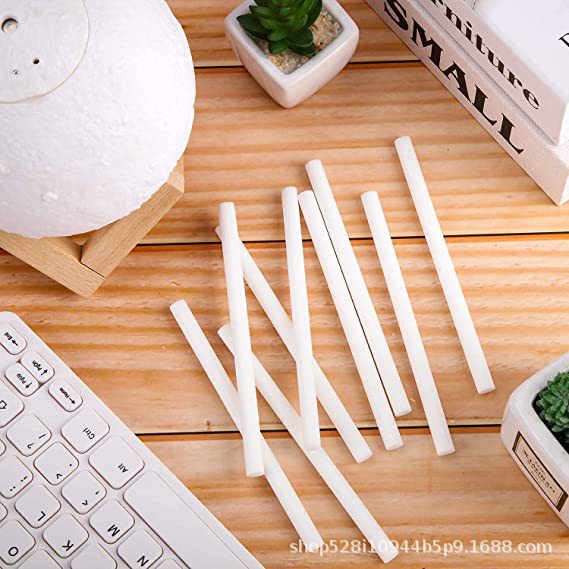 厂家 雾化加湿器吸水过来海绵棒子 香薰纤维绵棒 白色包芯香水棉