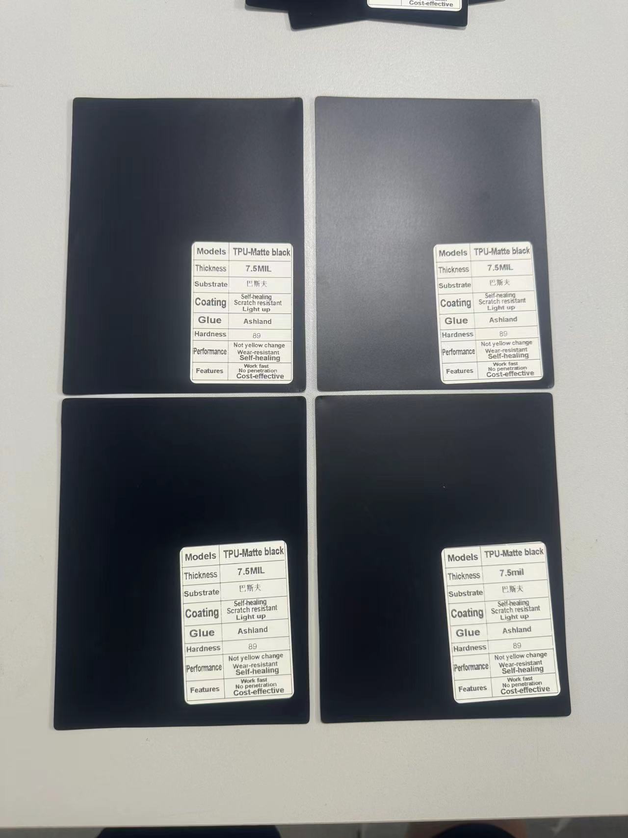 Matte Gloss Black | Xieshi Car paint protective film - tpu-matte-black75mil-152-15mroll-ppf