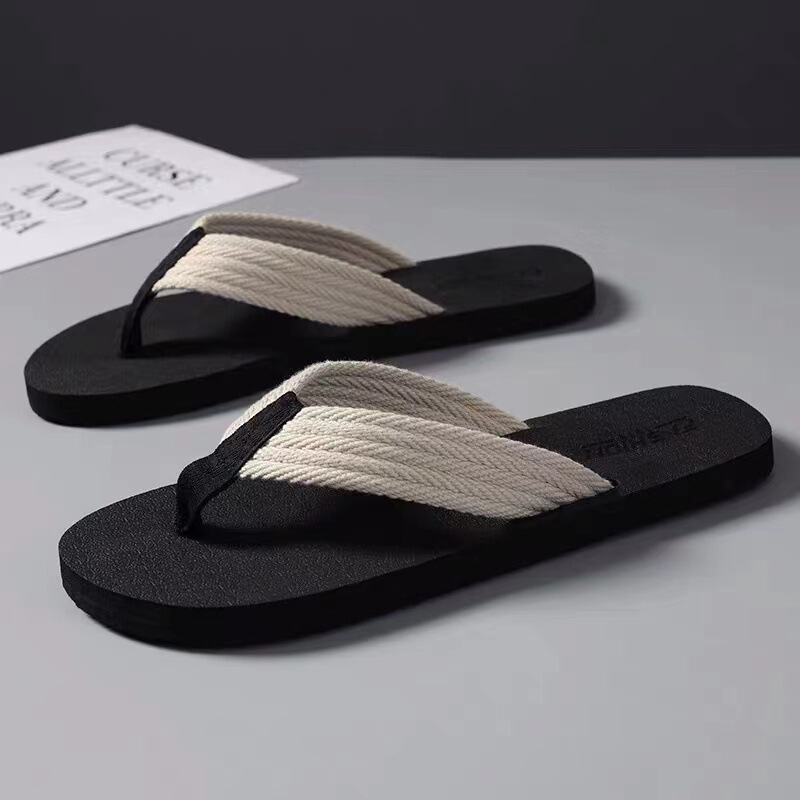 Men's Flip-Flops Are Non-Slip, Suitable for Summer Outdoor Wear, Beach Wear, Durable, Stylish, Soft-Soled, Men's Outdoor Casual Flip-Flops, Trendy and Durable