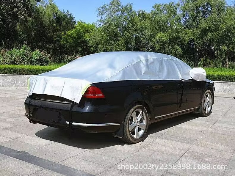 Car cover car cover half cover sun-proof thickened sun-proof heat-proof dust-proof rain-proof cover car cover full car cover