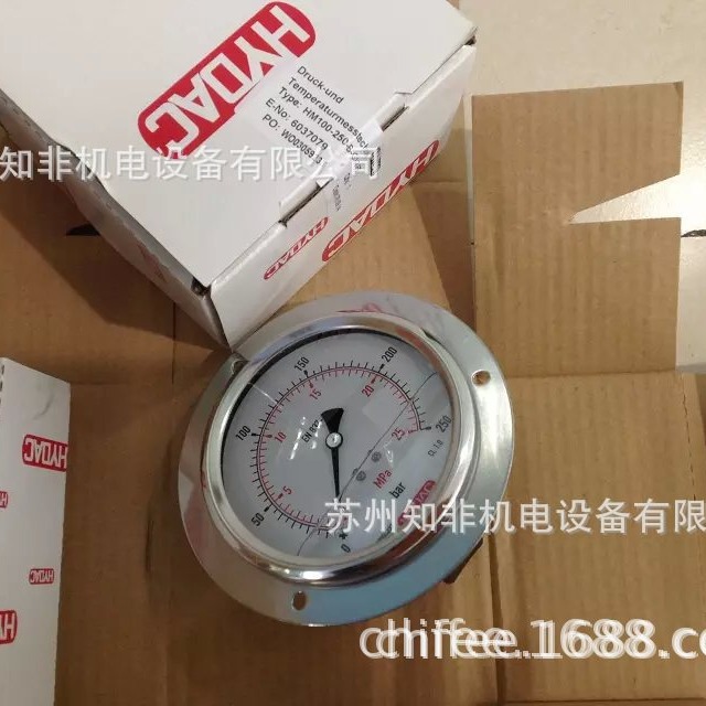 德国HYDAC贺德克HM63-40耐震压力表0548013编码器ST5112-32执行器