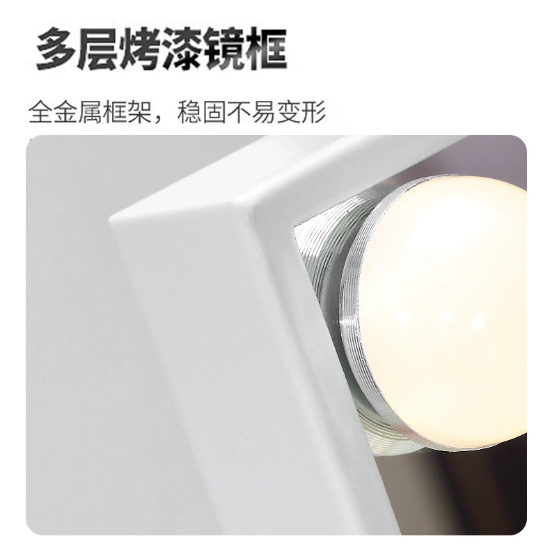 Потолянное зеркало с подсветкой LED-лампой, свет для заполнения, интернет-знаменитость